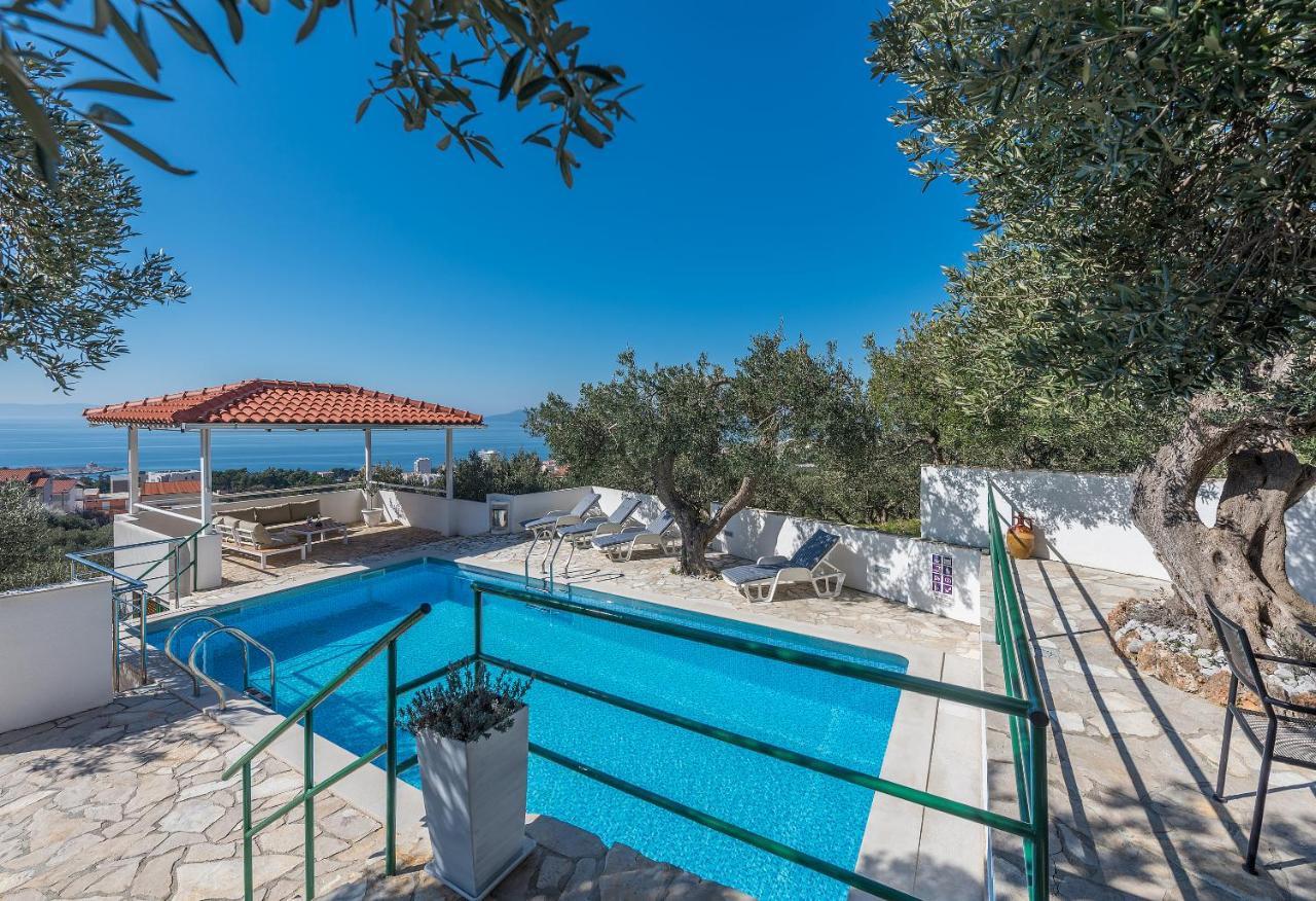 Apartment Glavina With Private Pool Макарска Экстерьер фото